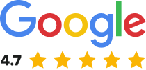 Google 4.7 stars