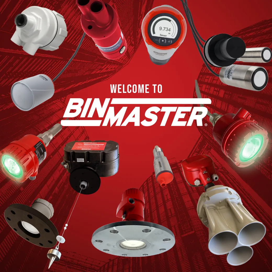 BinMaster level-measurement sensors and bin level indicators