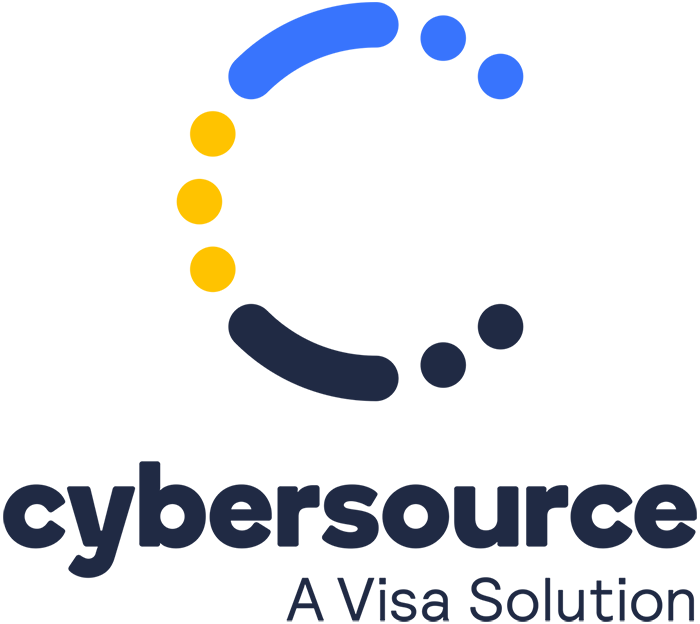 CyberSource, a Visa solution, logo